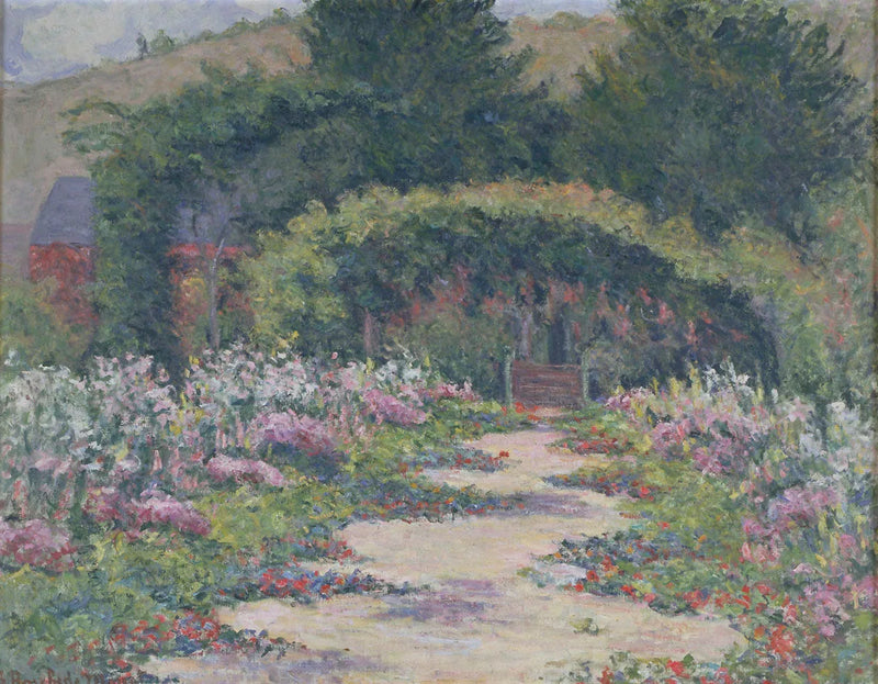 O jardim e a casa de Claude Monet em Giverny - Blanche Hoschede Monet