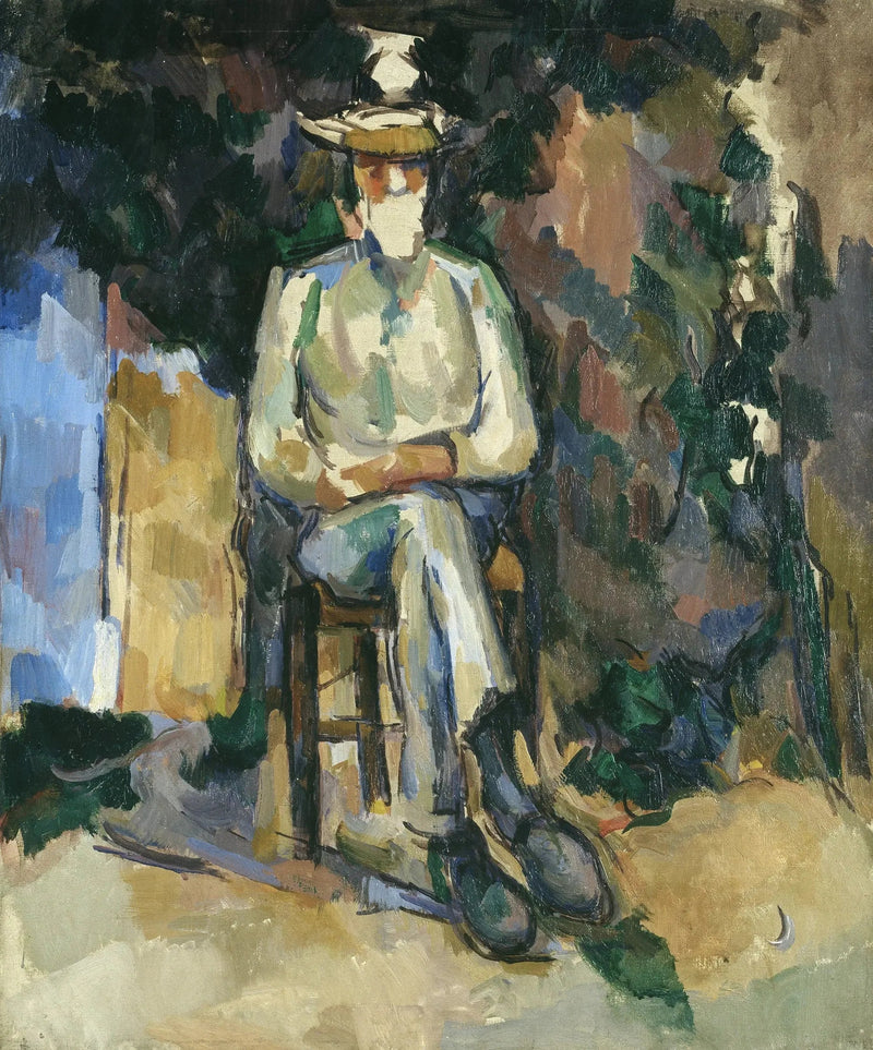 O Jardineiro Vallier - Paul Cézanne