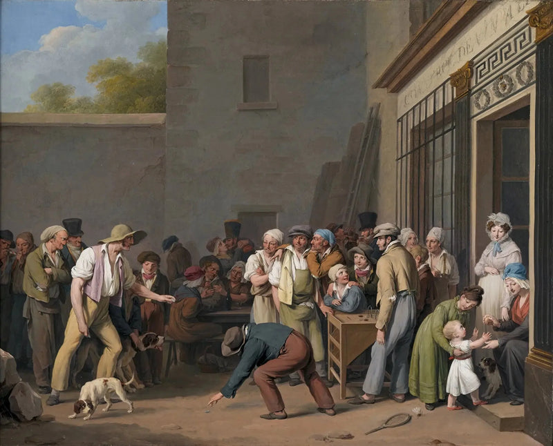 O jogo do barril - Louis-Leópold Boilly