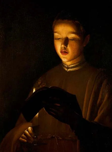 O jovem cantor - Georges de La Tour