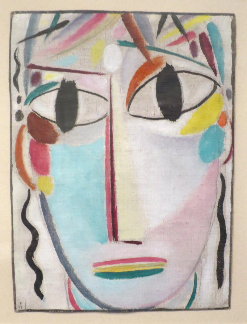 O Jovem Cristo - Alexej von Jawlensky