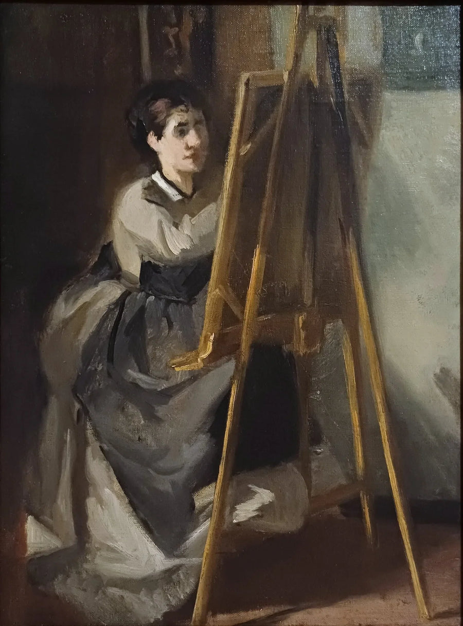 O jovem estudante - Eva Gonzalès
