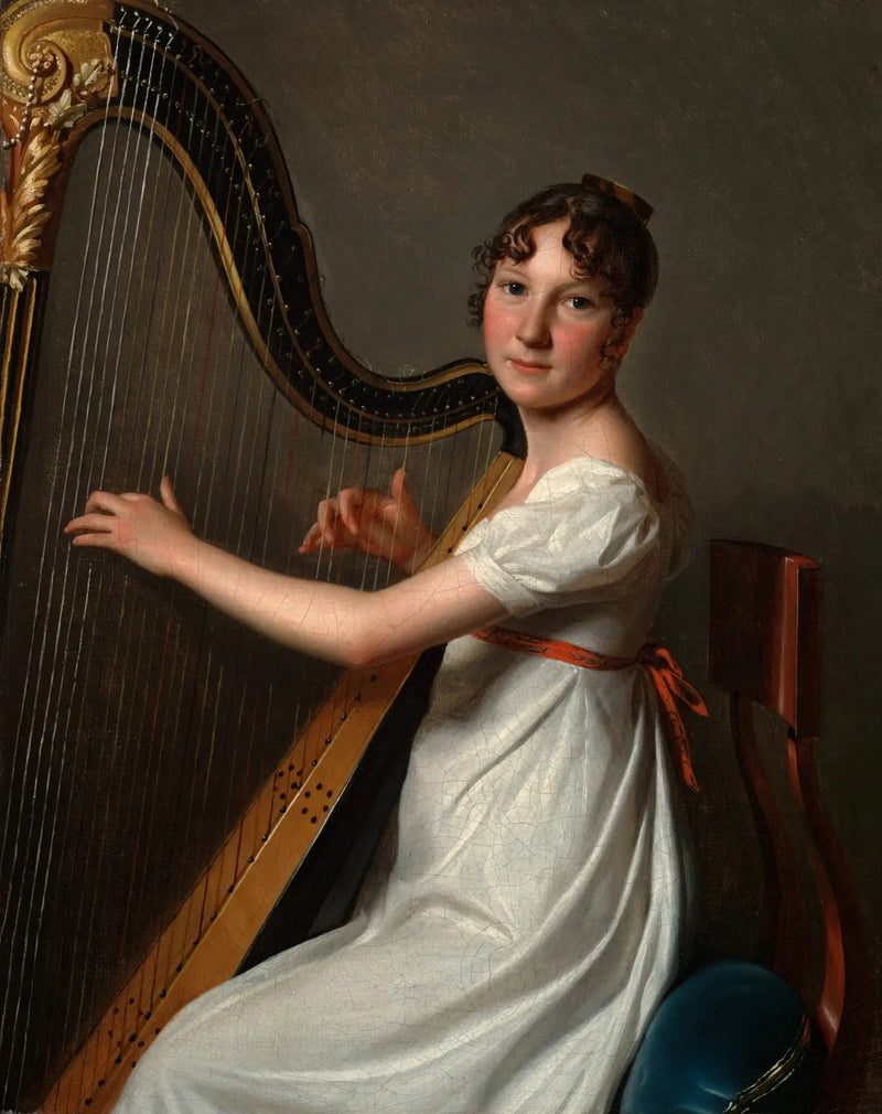O jovem harpista - Louis-Léopold Boilly