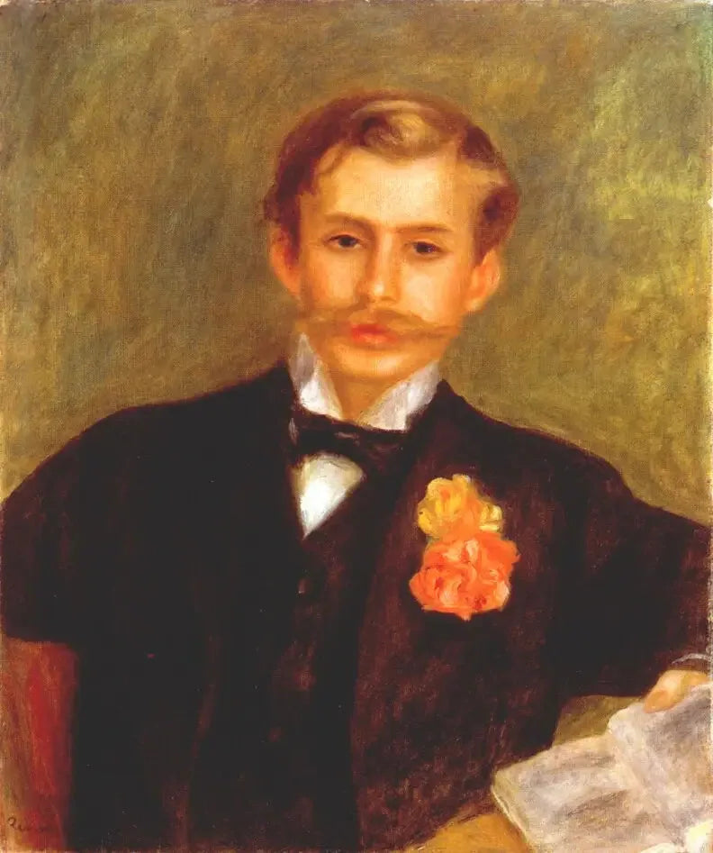 O jovem com o cravo - Pierre-Auguste Renoir