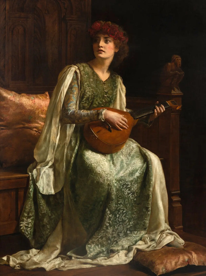 O jogador de alaúde - John Collier