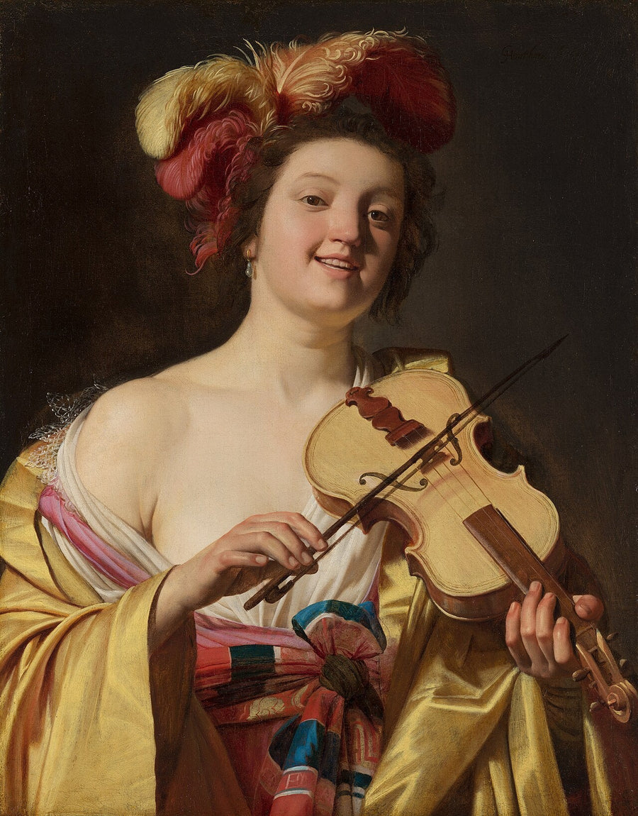 O violinista - Gerrit van Honthorst