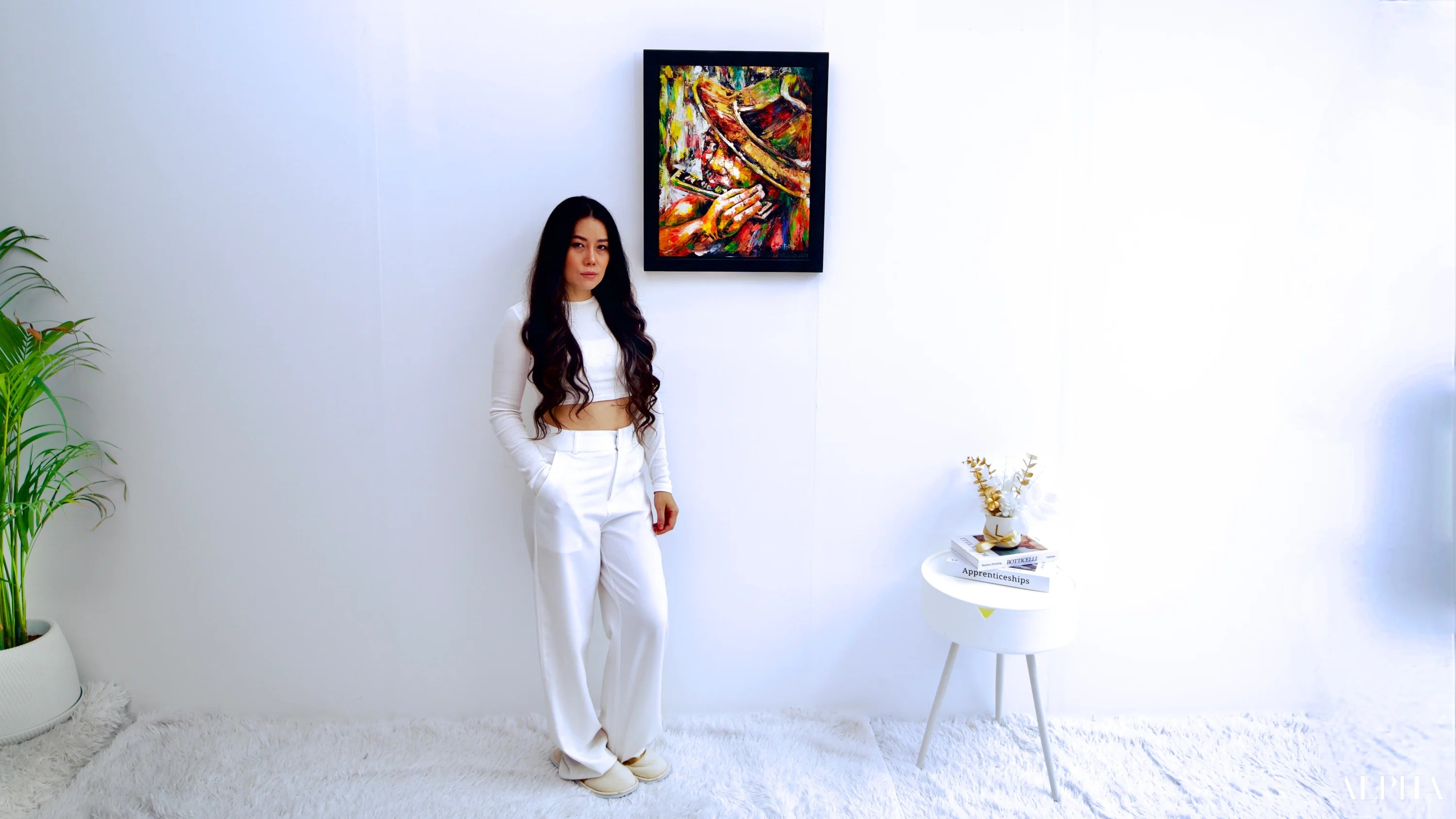 The Harmonica Player - Cee | 40 x 50 cm Reproductions de tableaux à la peinture à l’huile