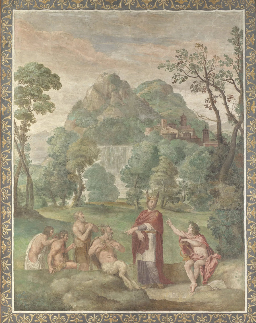 O julgamento de Midas - Domenichino