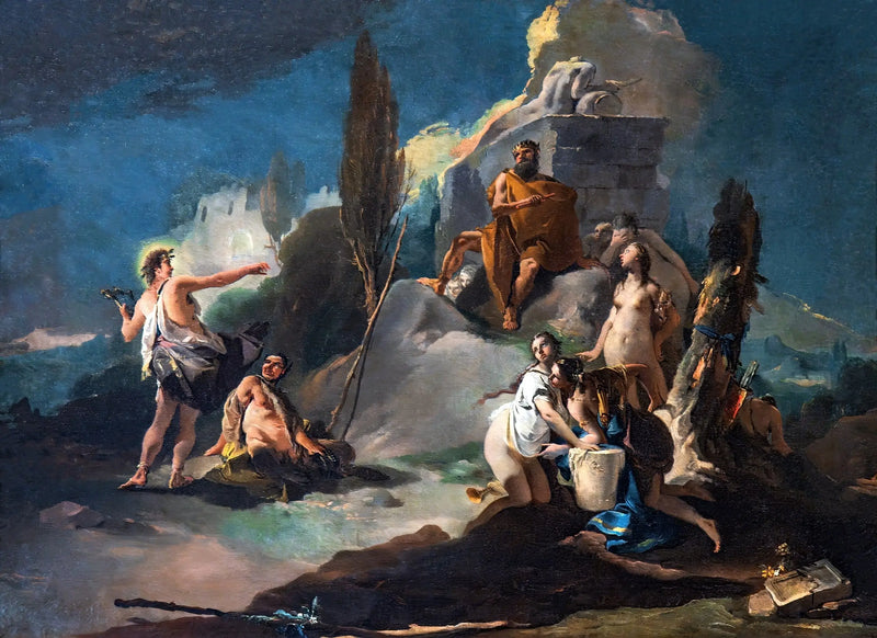 O Julgamento de Midas - Giovanni Battista Tiepolo
