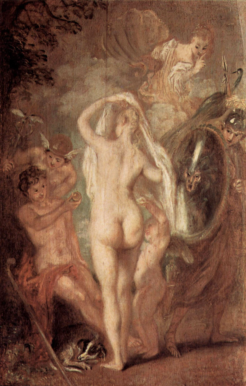 O Julgamento de Paris - Antoine Watteau