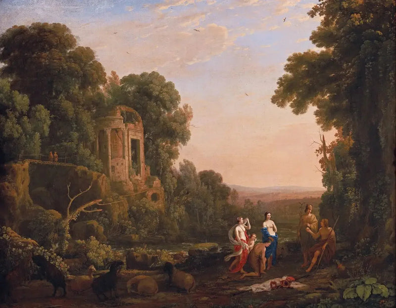 O Julgamento de Páris - Claude Lorrain