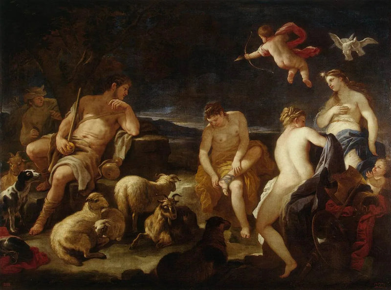 O Julgamento de Paris - Luca Giordano