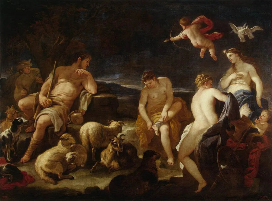 O Julgamento de Paris - Luca Giordano