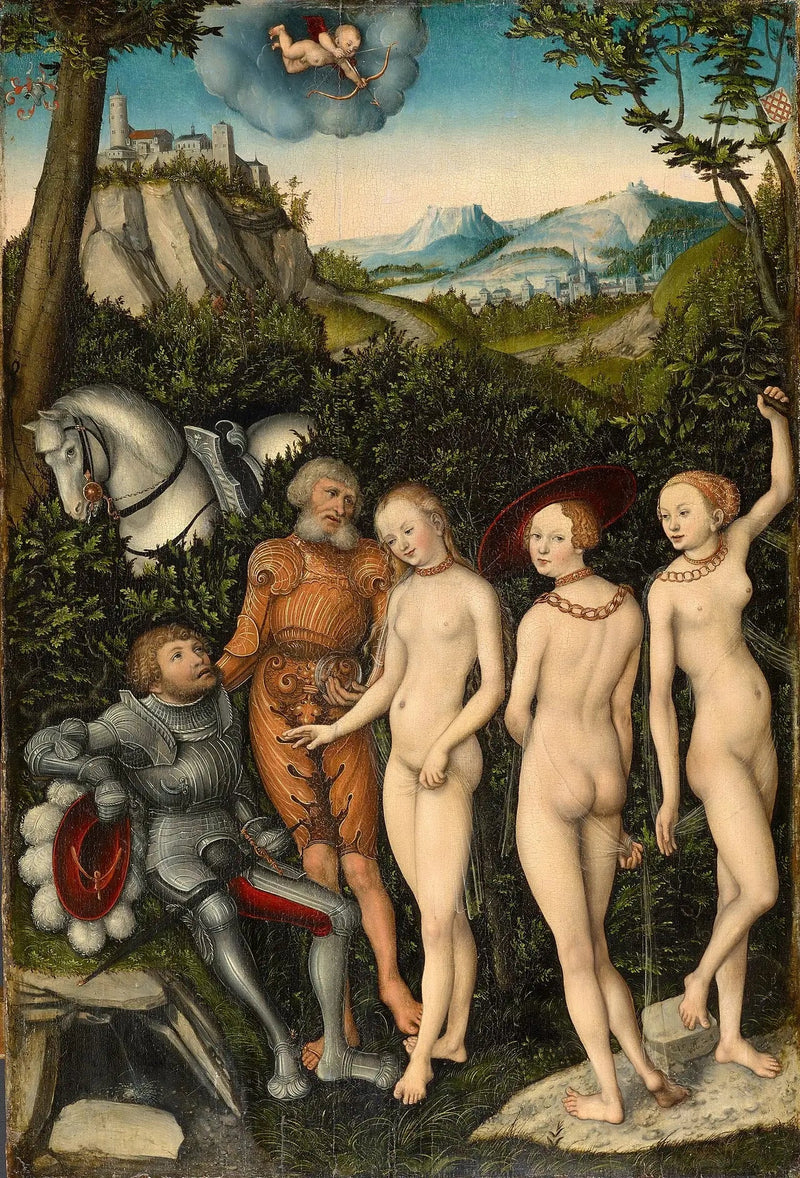 O Julgamento de Páris - Lucas Cranach, o Velho