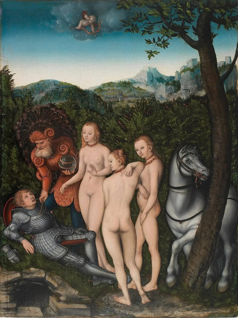 O Julgamento de Páris - Lucas Cranach, o Velho