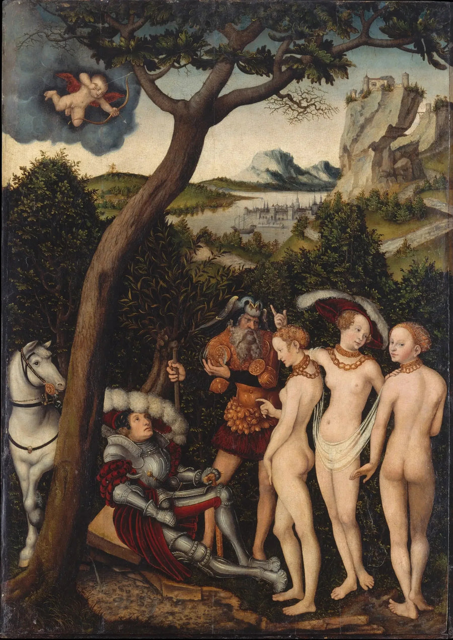 O Julgamento de Páris - Lucas Cranach, o Velho