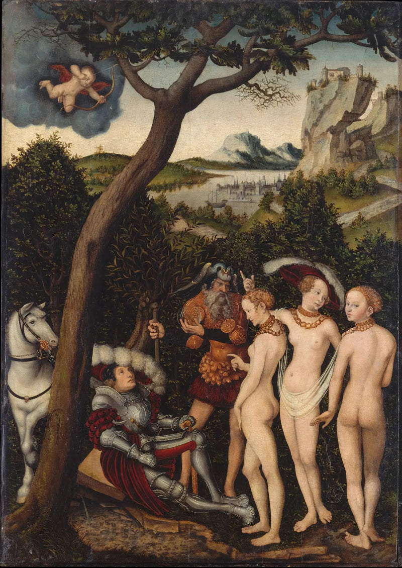 O Julgamento de Páris - Lucas Cranach, o Velho