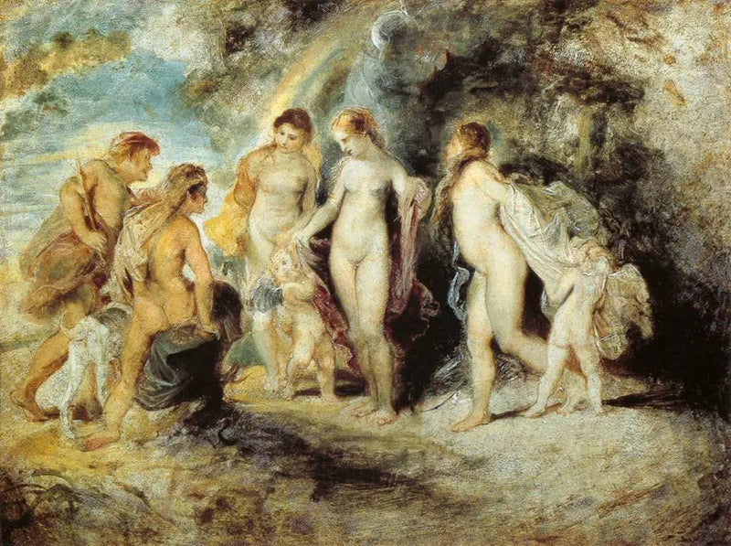 O Julgamento de Páris - Peter Paul Rubens