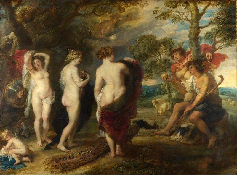 O Julgamento de Páris - Peter Paul Rubens