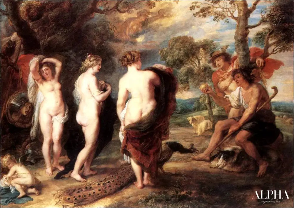 Le Jugement de Pâris (Rubens) - Peter Paul Rubens - Reproductions de tableaux et peintures haut de gamme