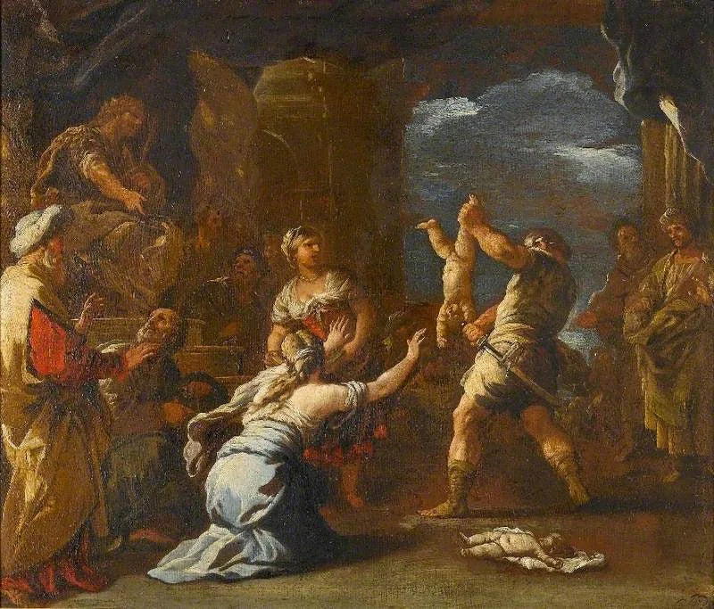 O Julgamento de Salomão - Luca Giordano