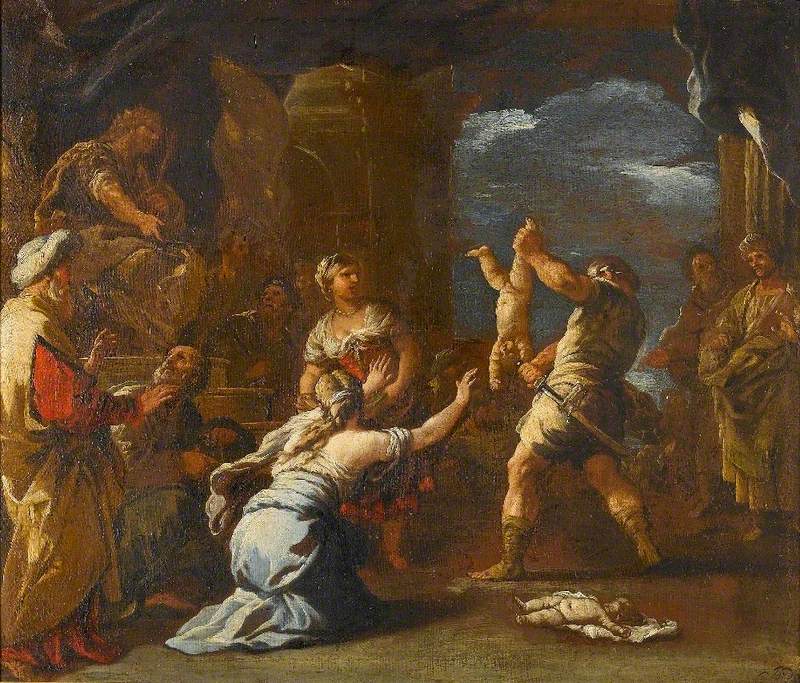 O Julgamento de Salomão - Luca Giordano