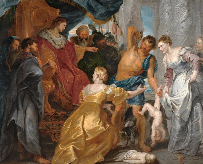 O julgamento de Salomão - Peter Paul Rubens