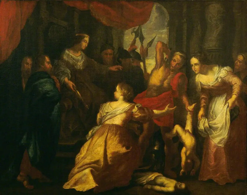 O julgamento de Salomão - Peter Paul Rubens