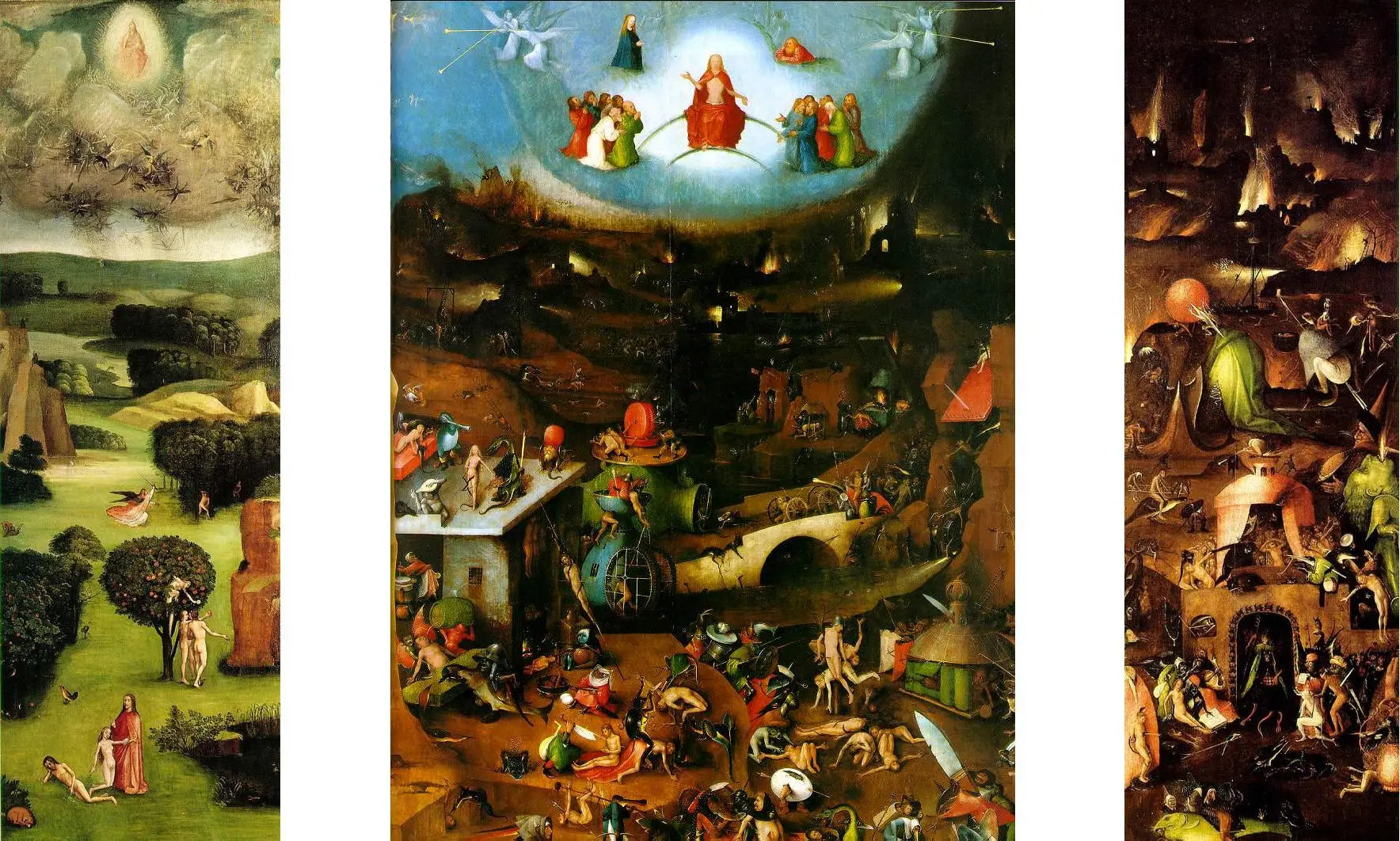 Le Jugement dernier - Hieronymus Bosch image 1 reproduction réalisée par Alpha Reproduction