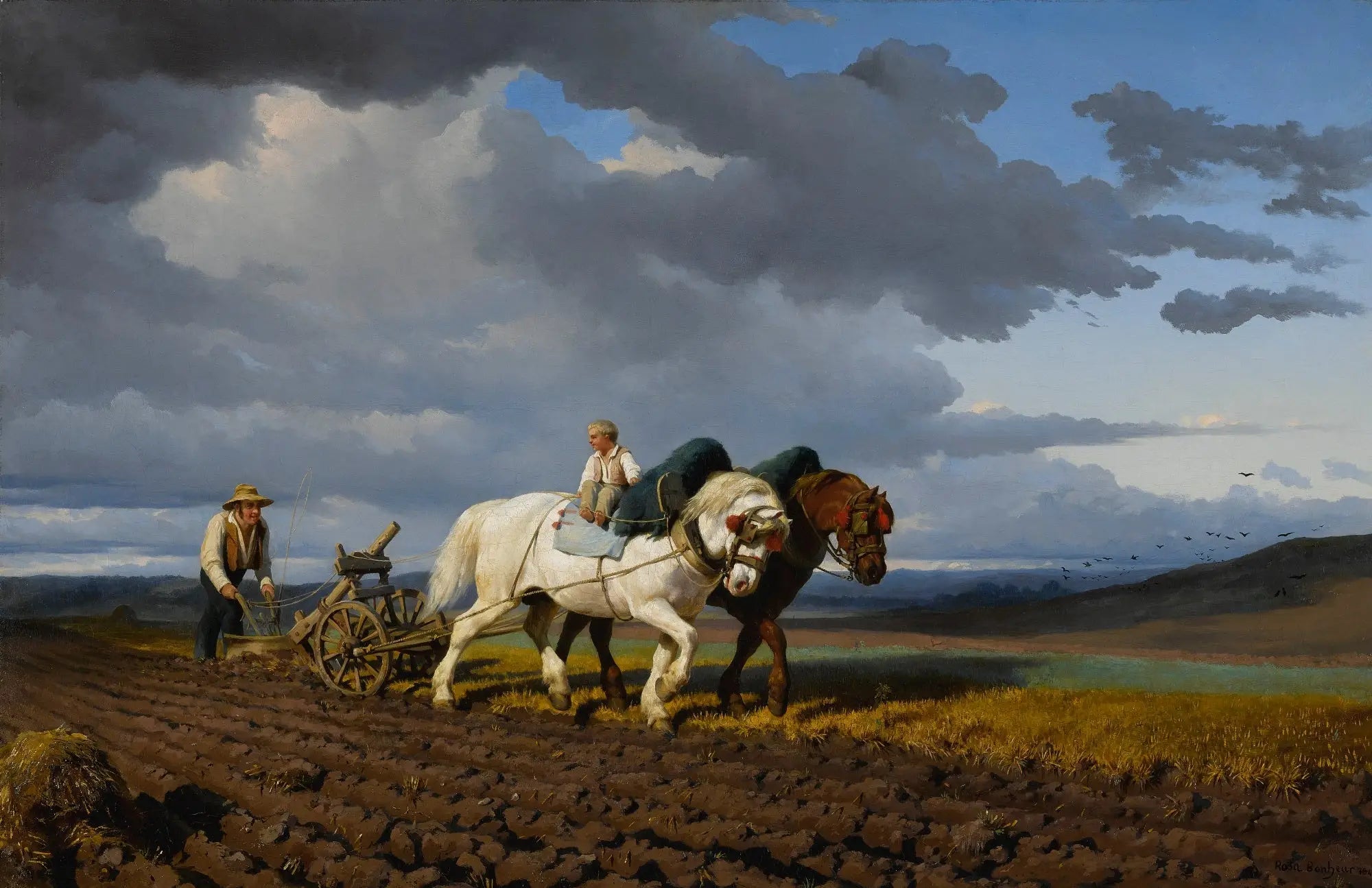 Le labourage - Rosa Bonheur - Alpha Reproduction