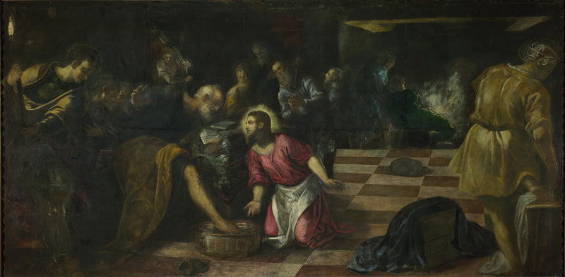 O Lavagem dos Pés - Jacopo Tintoretto