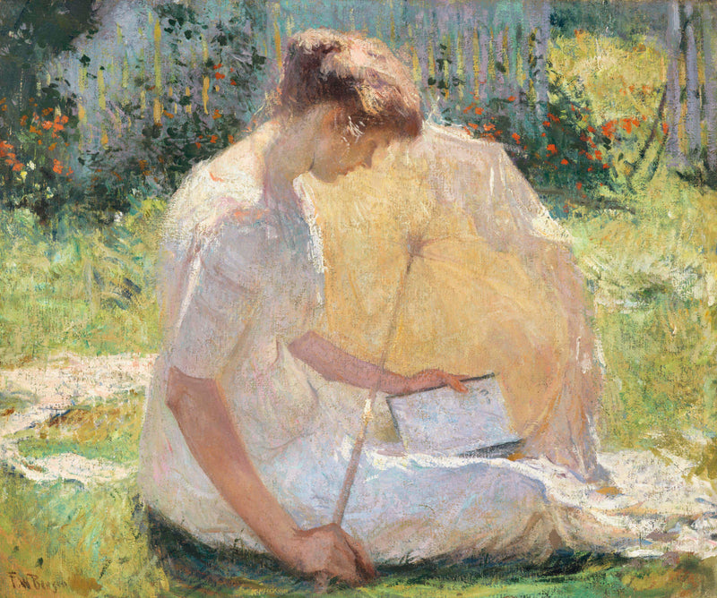 O leitor - Frank Weston Benson
