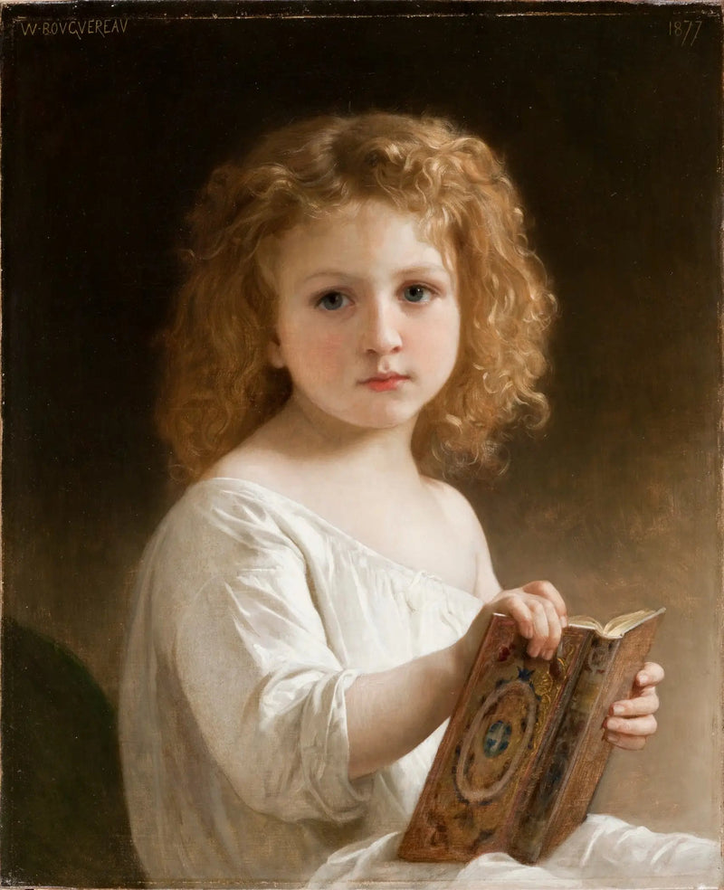 O livro de história - Bouguereau