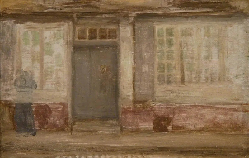 A Habitação do Sacerdote, Dieppe - James Abbott McNeill Whistler