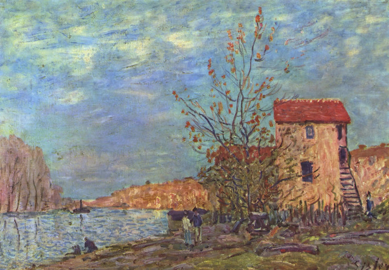 O Loing em Moret - Alfred Sisley