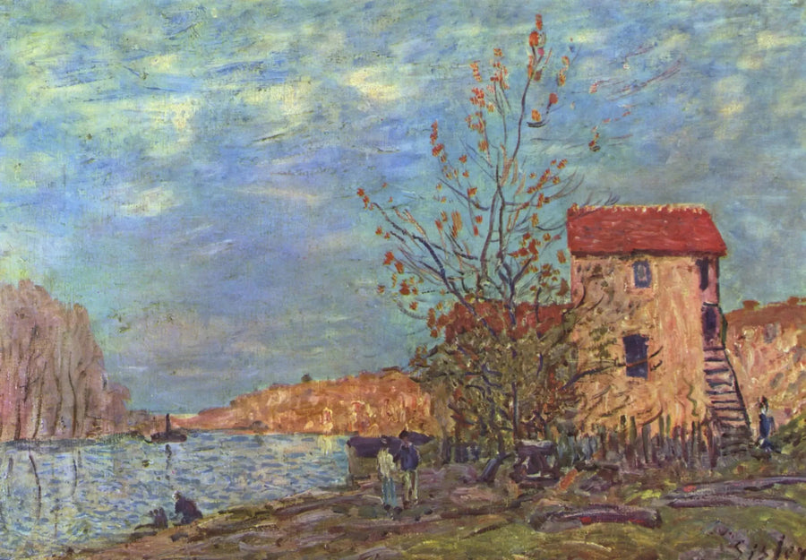 O Loing em Moret - Alfred Sisley