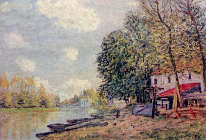 O Loing em Moret - Alfred Sisley