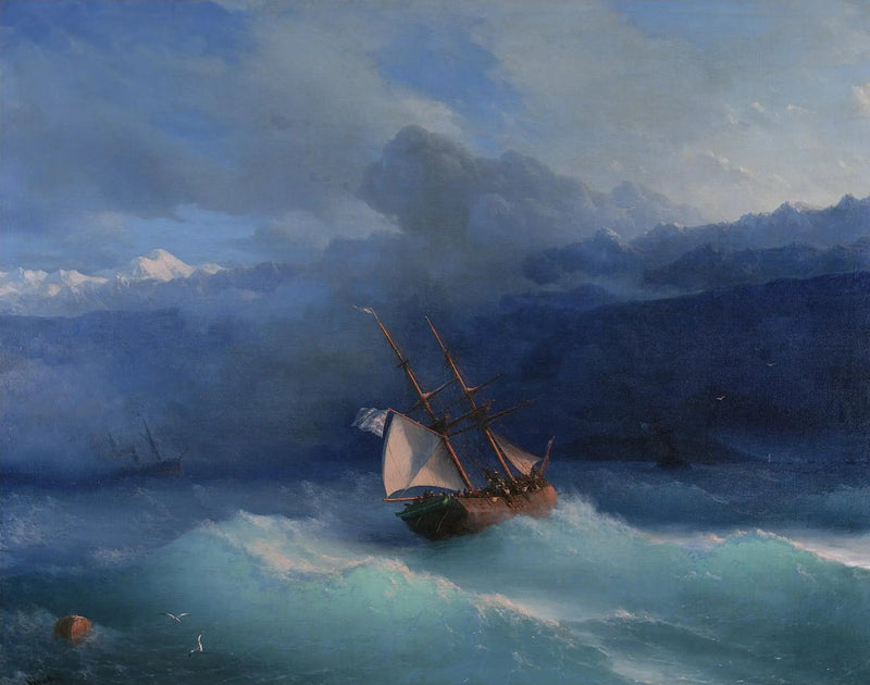 Ao longo da costa - Ivan Aivazovsky