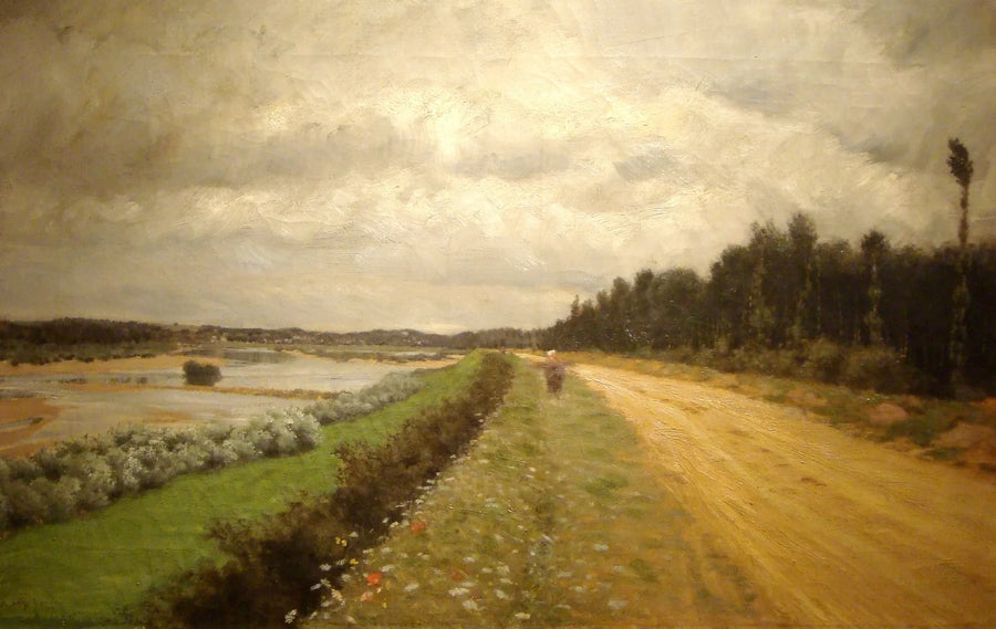 Ao longo do rio Ofanto - Giuseppe De Nittis