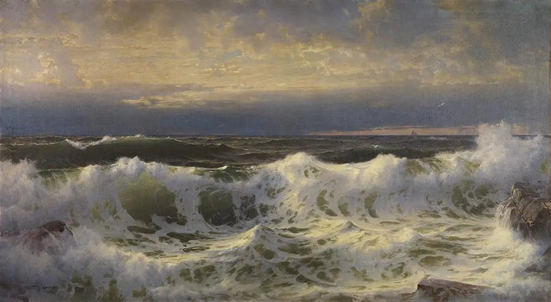 Ao longo da costa - William Trost Richards