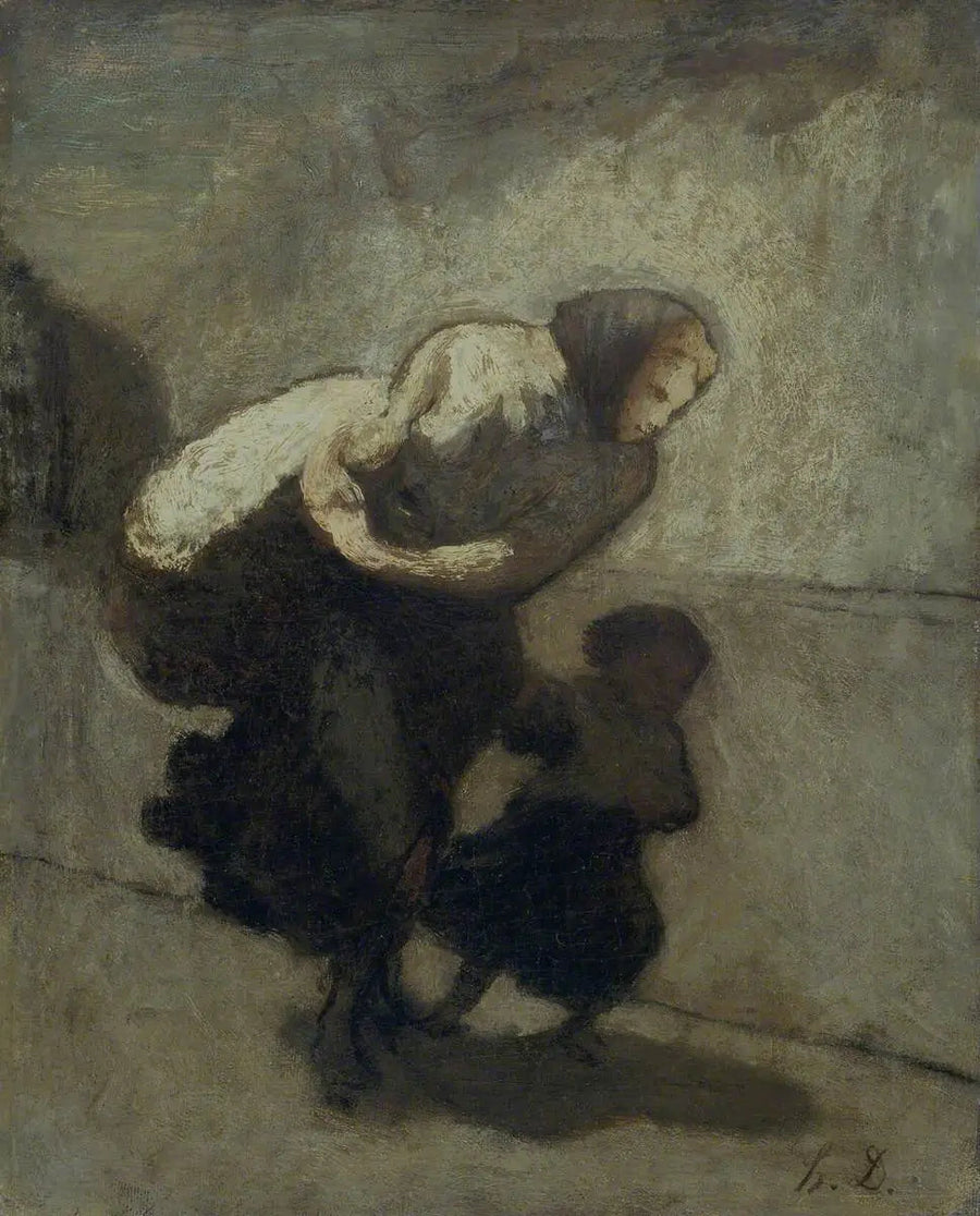 O pesado fardo - Honoré Daumier