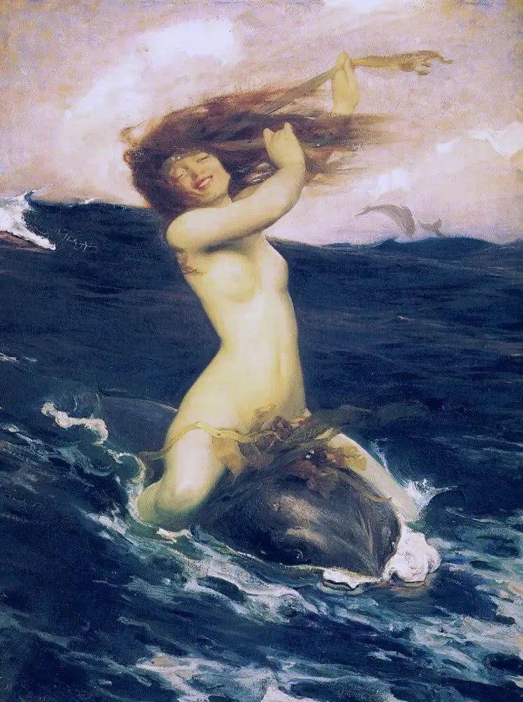 O duende de espuma - Herbert Draper