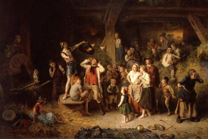 O mágico na celeira - Ludwig Knaus