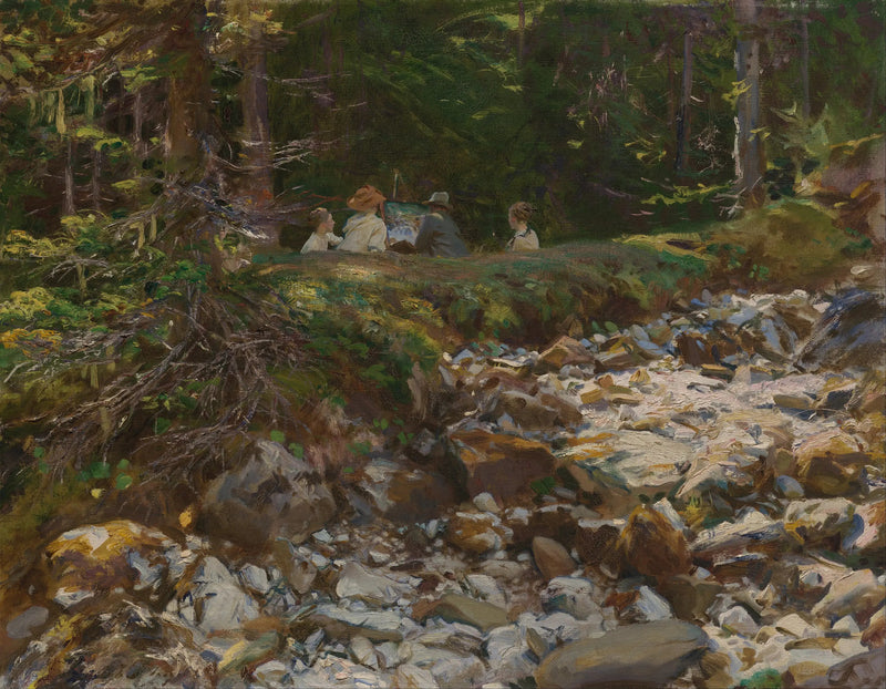 O mestre e seus alunos - John Singer Sargent