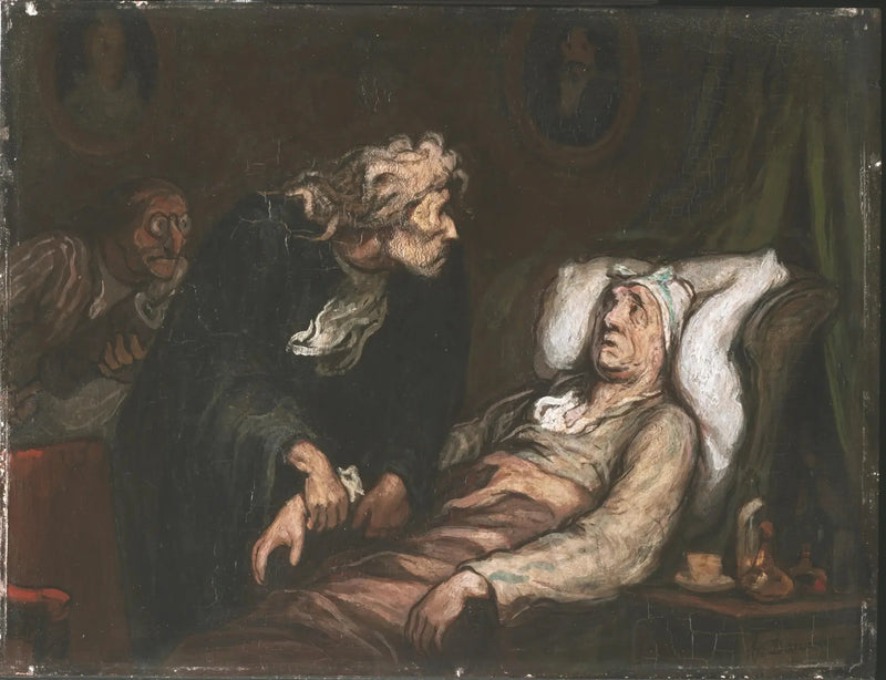 O Doente Imaginário - Honoré Daumier