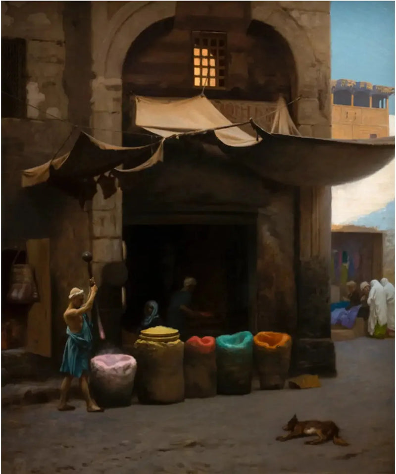 O Mercador de Cores - Jean-Léon Gérôme