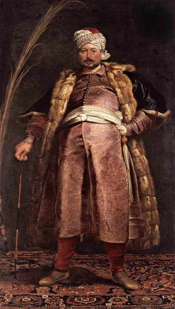 O comerciante Nicolas des Respaigne em peregrinação a Jerusalém - Peter Paul Rubens