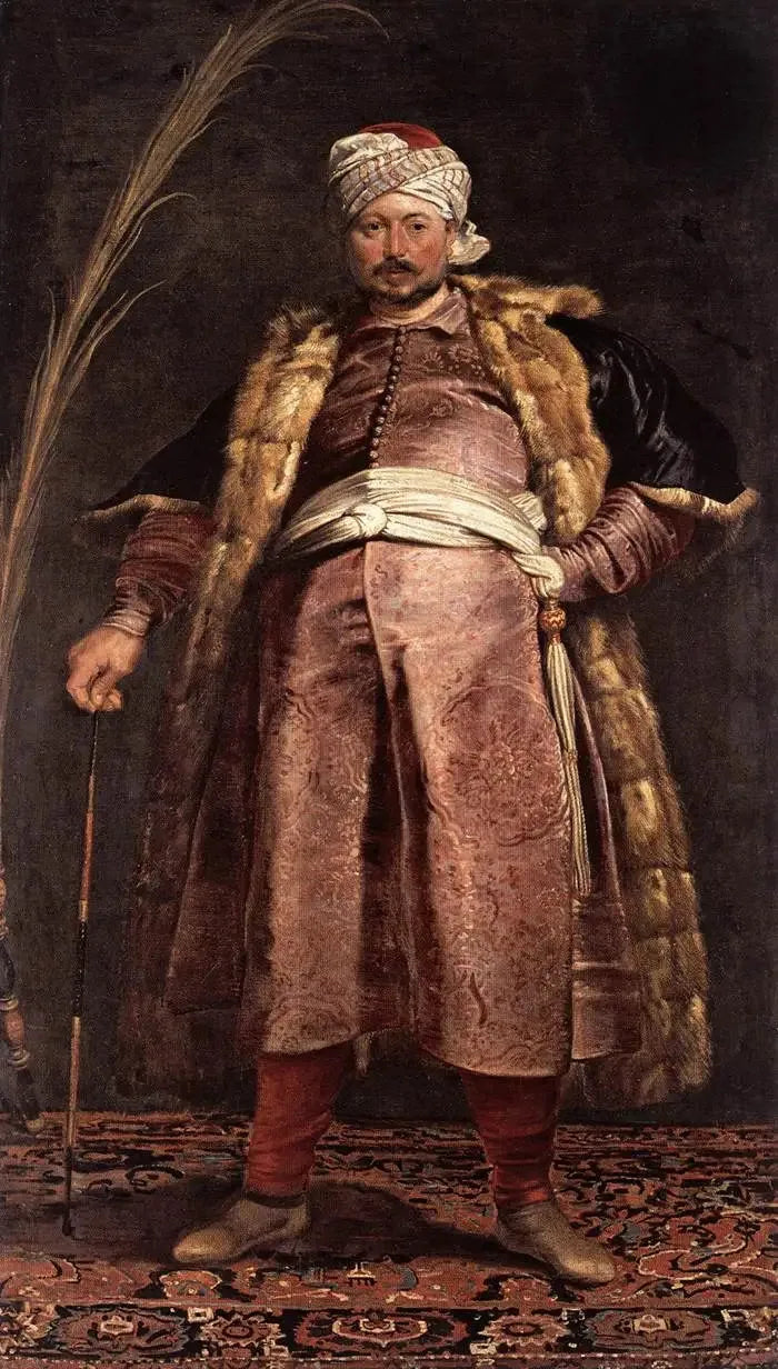 O comerciante Nicolas des Respaigne em peregrinação a Jerusalém - Peter Paul Rubens