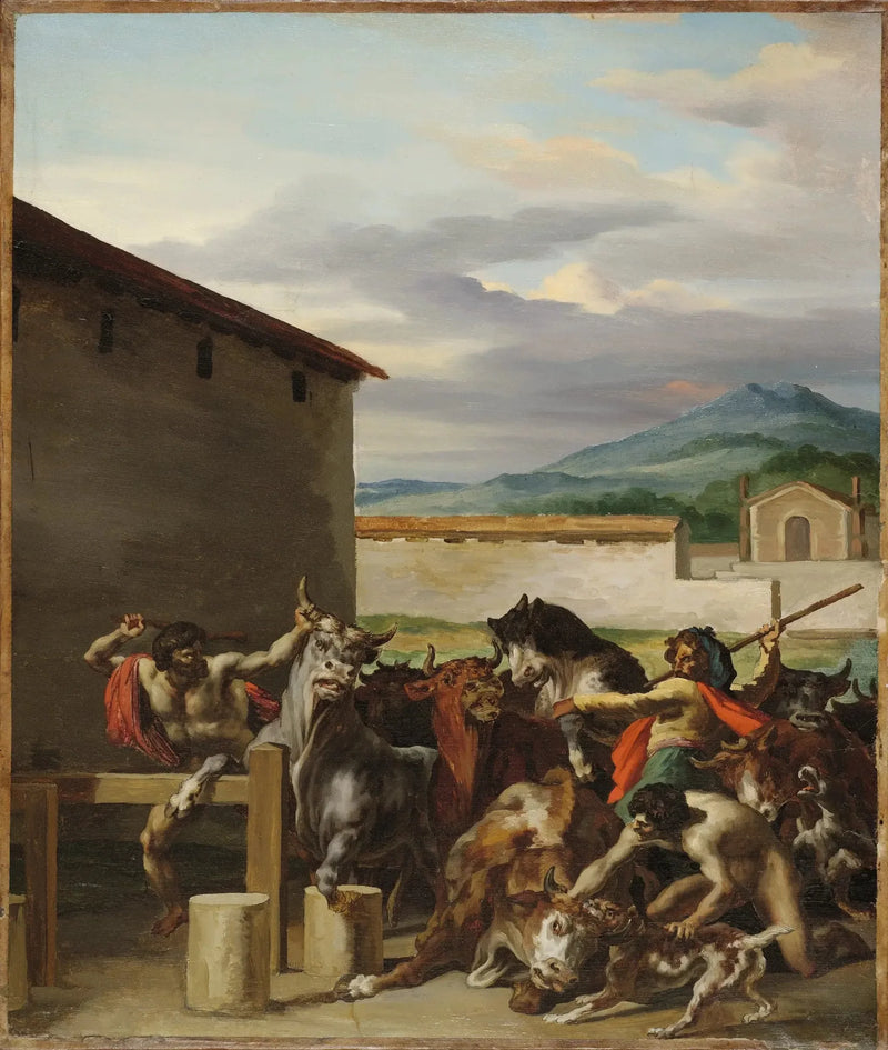 O mercado de bois - Théodore Géricault