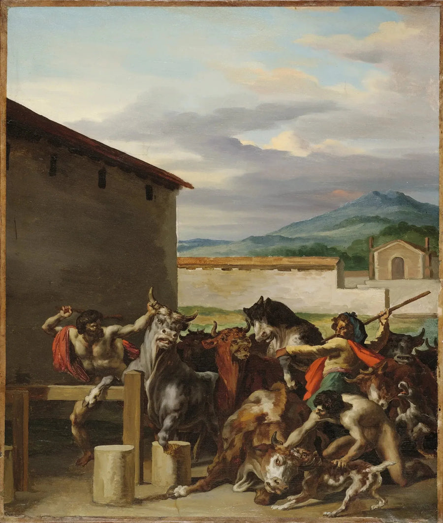 O mercado de bois - Théodore Géricault